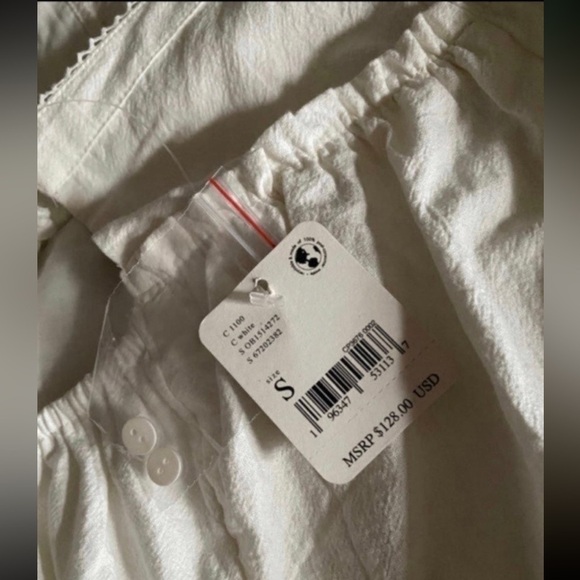 Free People White Halter Summer Dress MSRP $128 - Picture 3 of 3